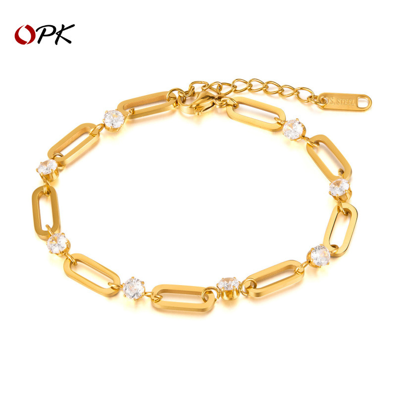 Stainless Steel Premium Titanium Minimalist Unique European & Ame Bracelet