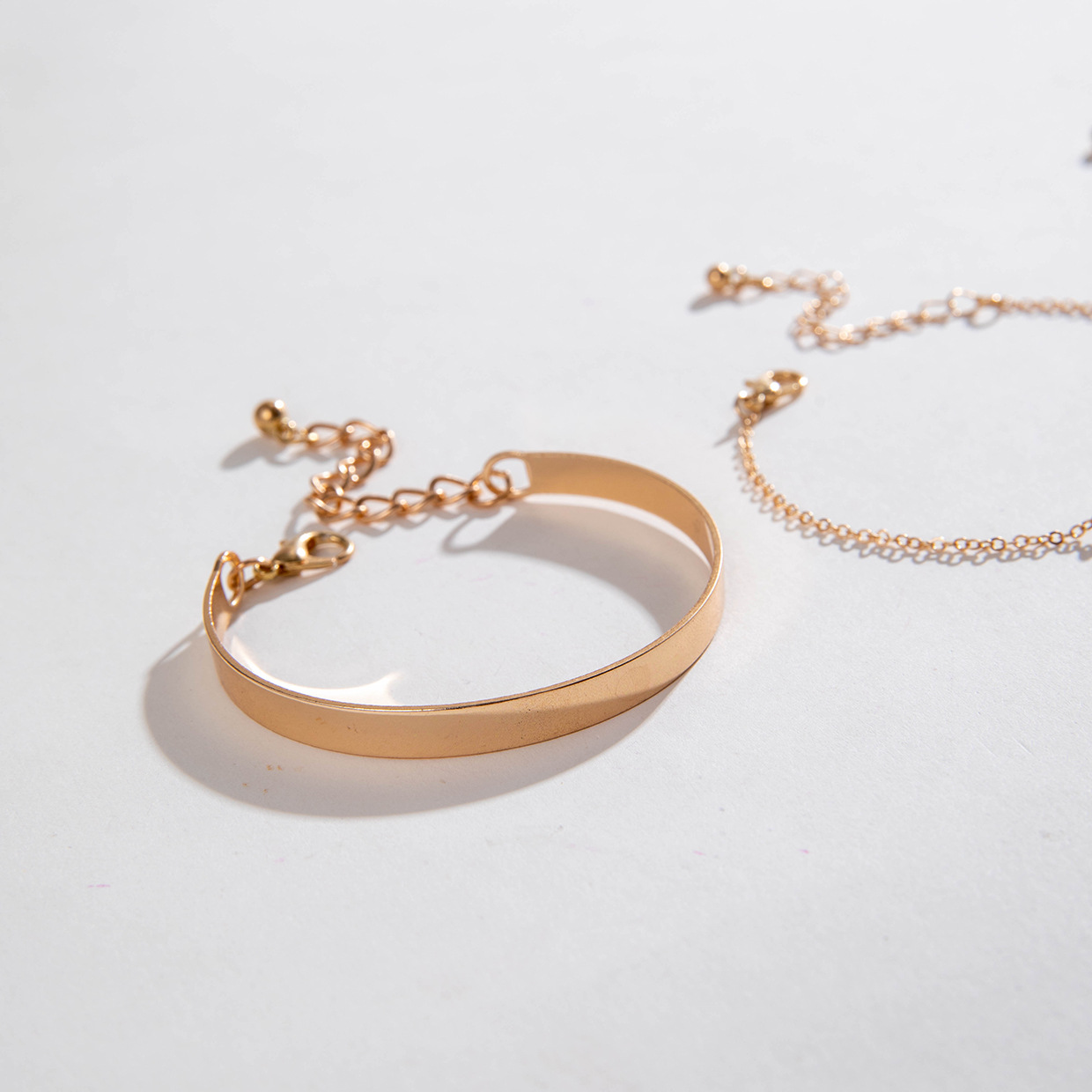 3-Piece Set Alloy Geometric Minimalist European & American Style Bracelet - view 2