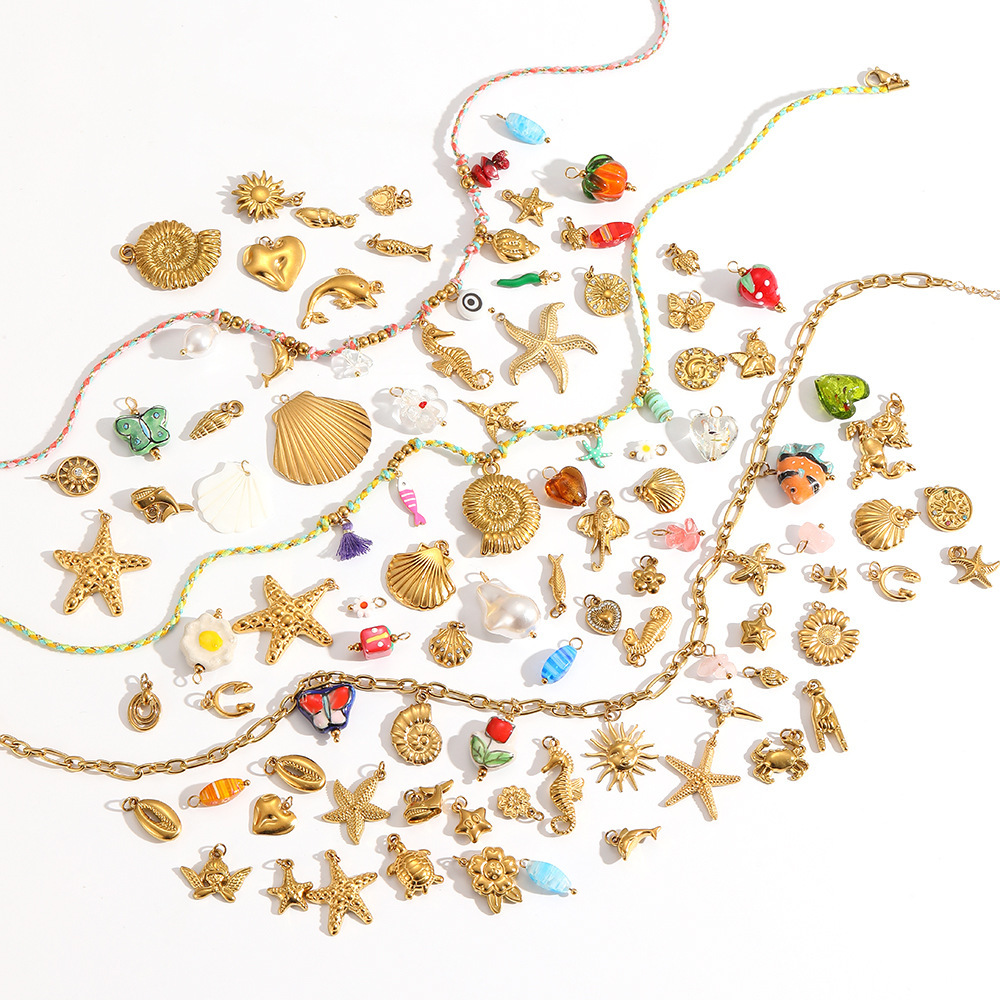 Stainless Steel 18K Gold Plated Necklace Bracelet thumbnail 3