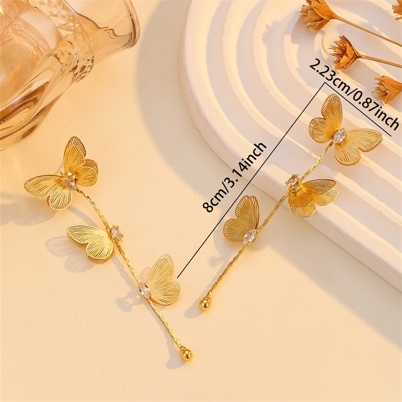 Premium Vintage Unique European & American Style Flower Tassel Earrings thumbnail 4