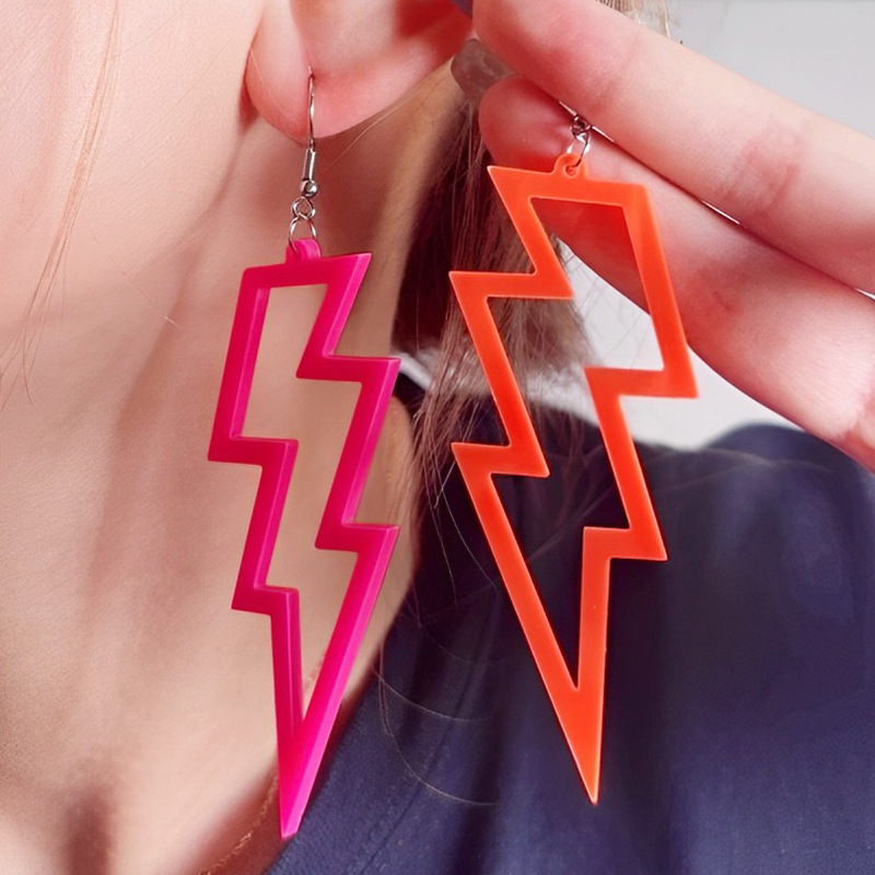 Studs Hollow European & American Style Exaggerated Earrings - view 2