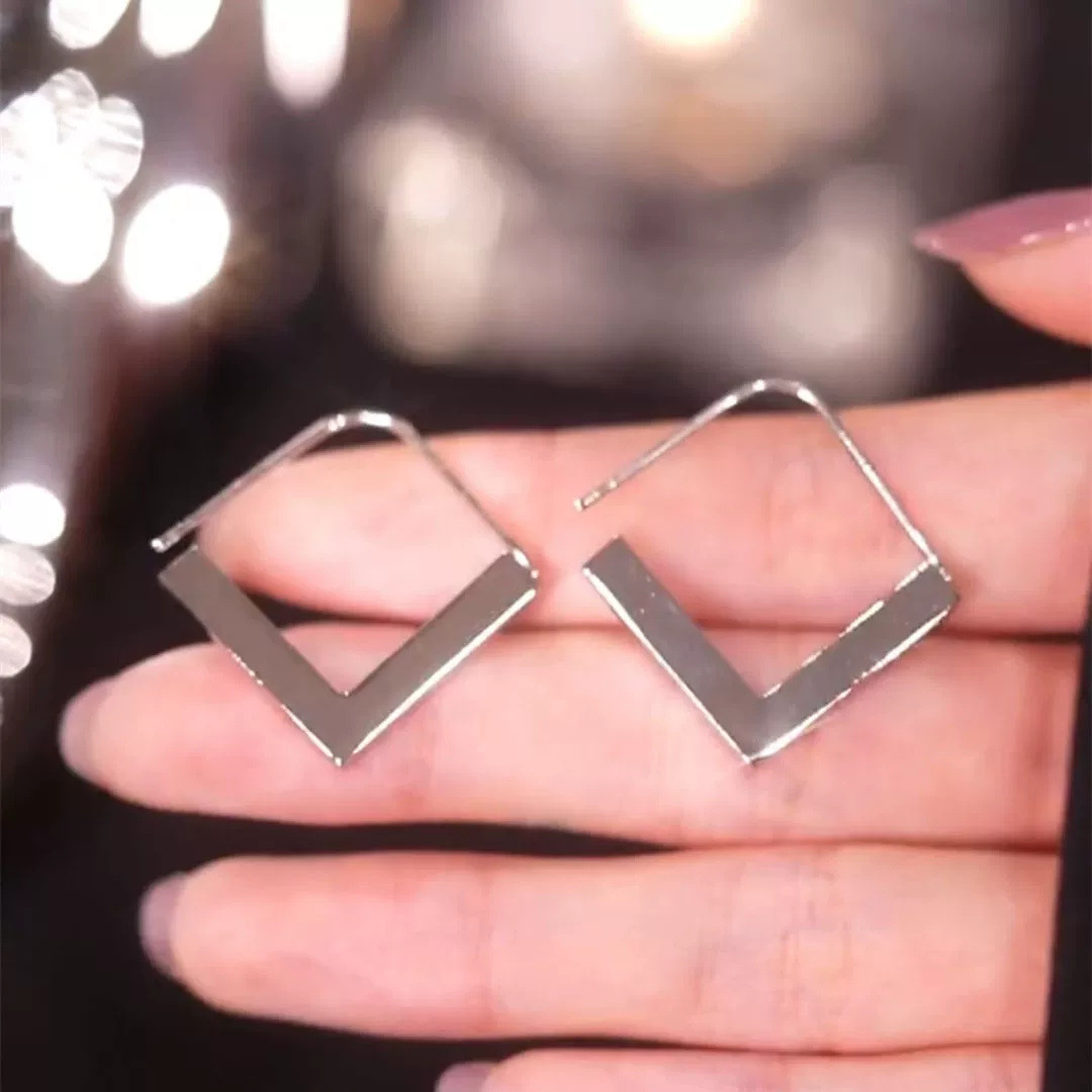 Instagram Style Studs Geometric Vintage Unique European & American Earrings thumbnail 3