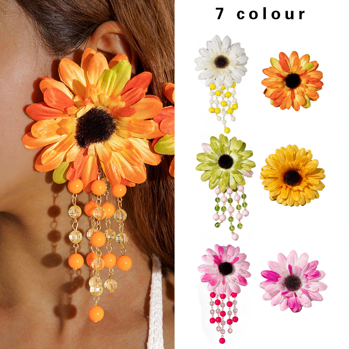 European & American Style Flower Earrings - view 2