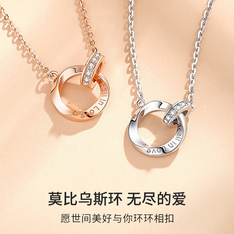 925 Silver Sterling Geometric Luxury Unique Necklace thumbnail 3