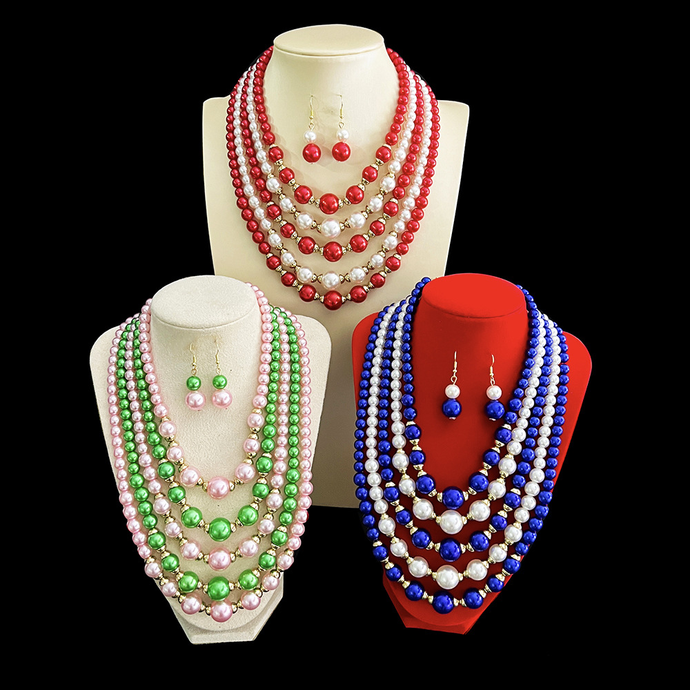 Premium Jewelry Set Luxury Pearl Necklace - view 2