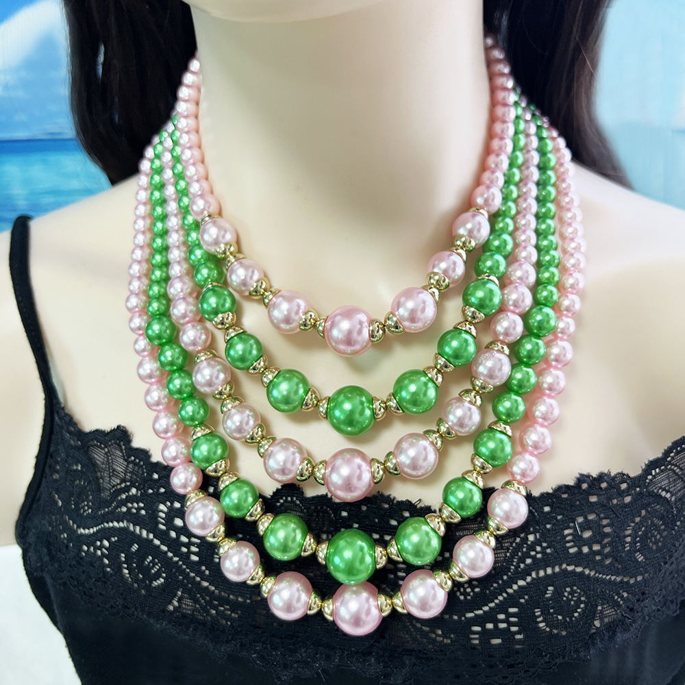 Premium Jewelry Set Luxury Pearl Necklace thumbnail 4