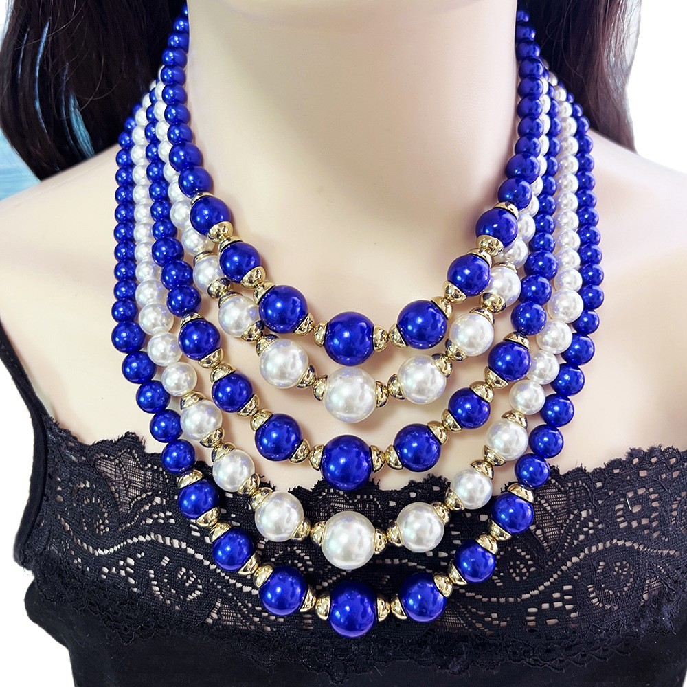 Premium Jewelry Set Luxury Pearl Necklace thumbnail 5