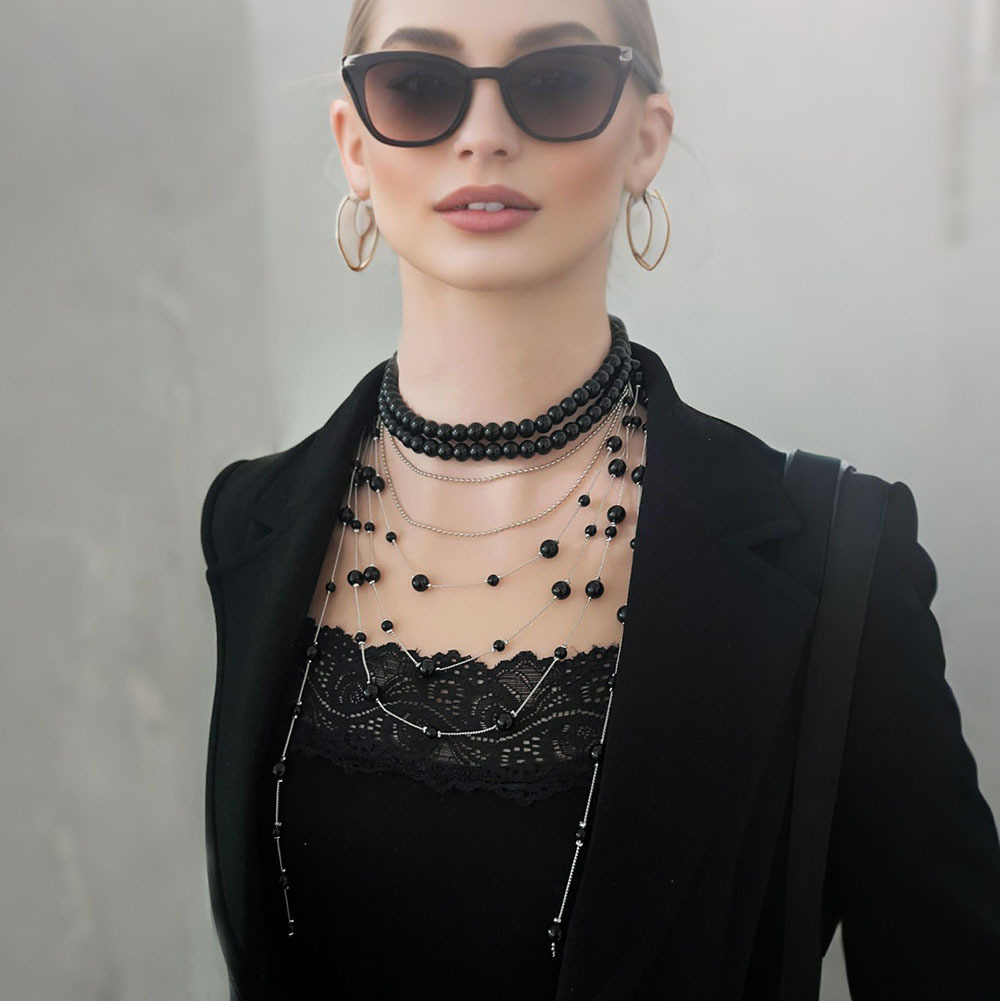 Premium Pearl Tassel Star Necklace - view 2