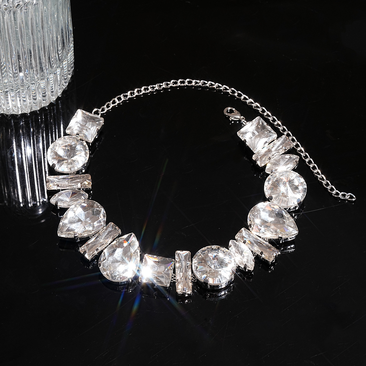 Premium Geometric Luxury Unique Exaggerated Necklace thumbnail 4