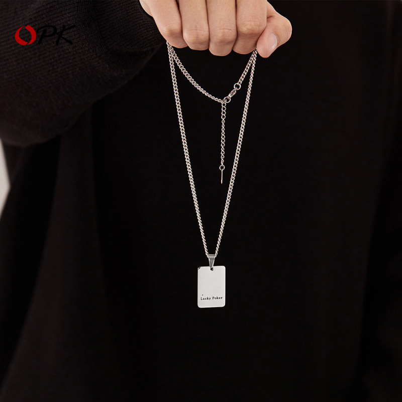 Stainless Steel European & American Style Necklace