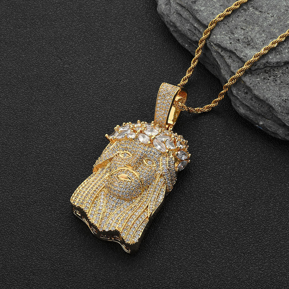 Vintage European & American Style Exaggerated Zircon Necklace thumbnail 3