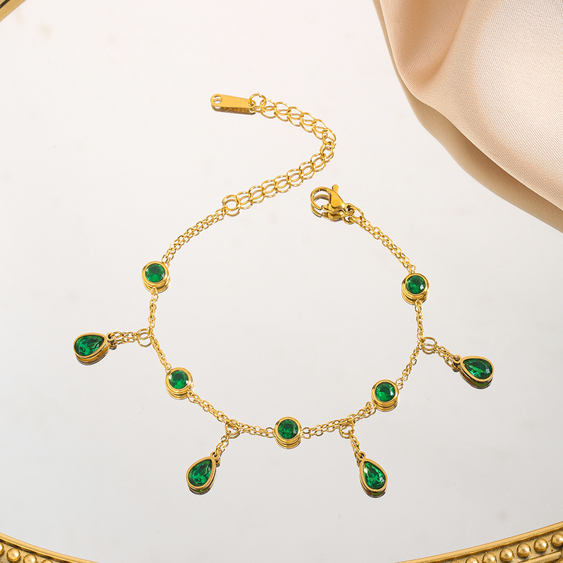 Stainless Steel Premium Titanium Jewelry Set Luxury European & Am Necklace thumbnail 3