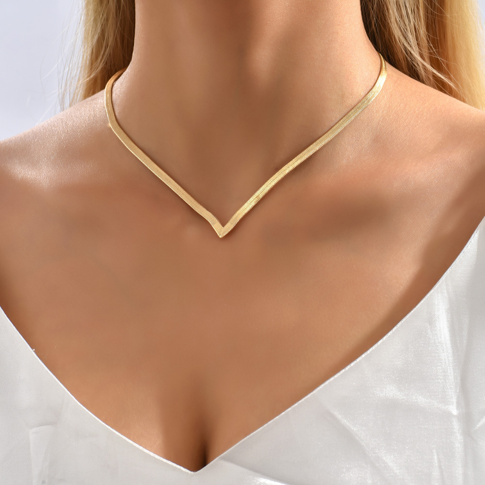 Geometric Minimalist European & American Style Necklace