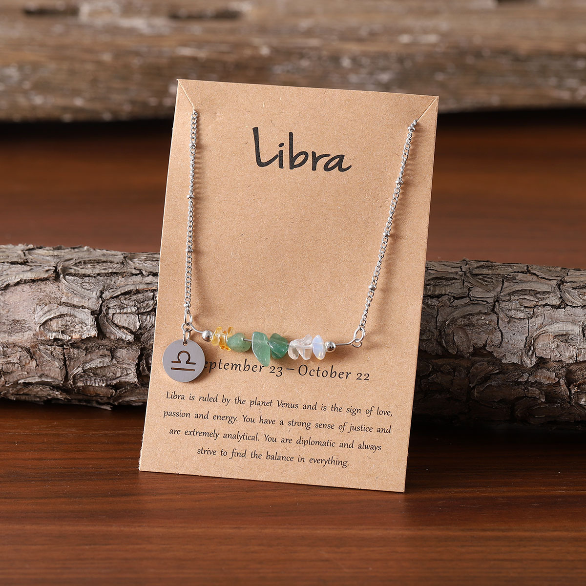 Irregular Natural Stone Star Necklace thumbnail 3