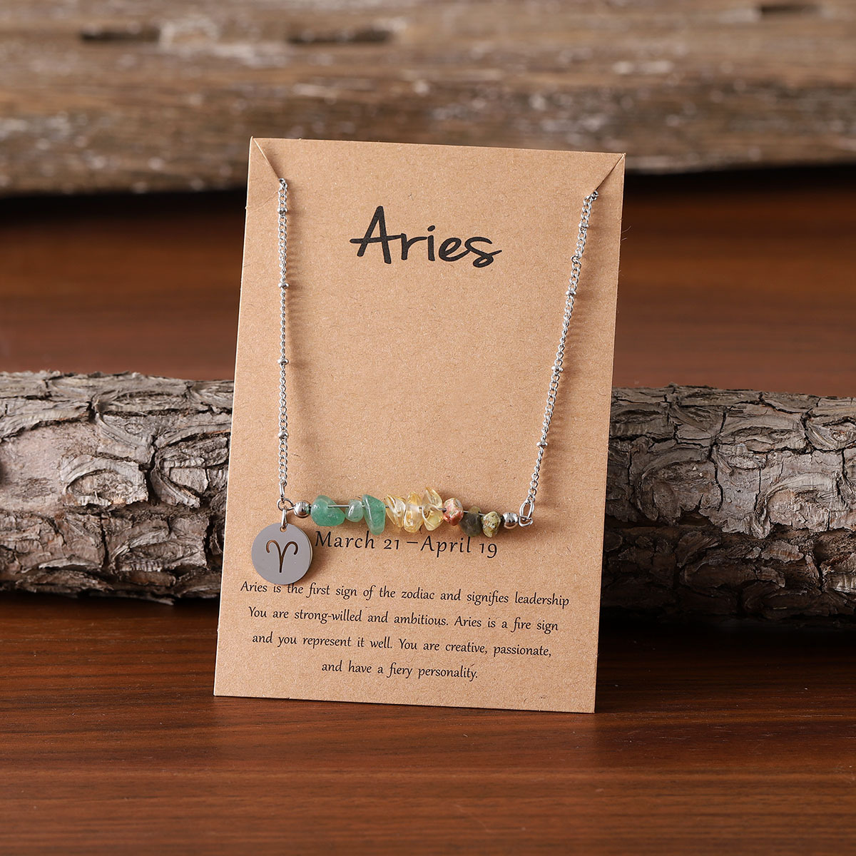 Irregular Natural Stone Star Necklace thumbnail 4