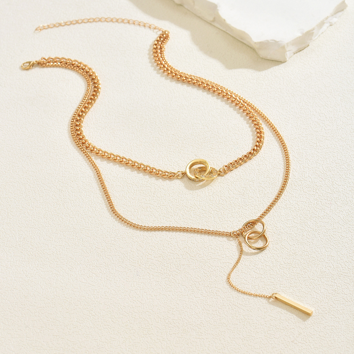 Alloy Luxury Unique European & American Style Tassel Necklace thumbnail 3