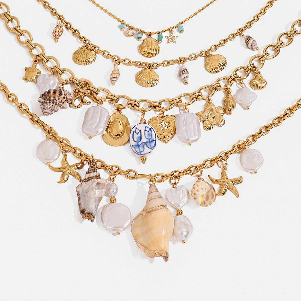 Stainless Steel Premium Titanium Luxury European & American Style Necklace thumbnail 3