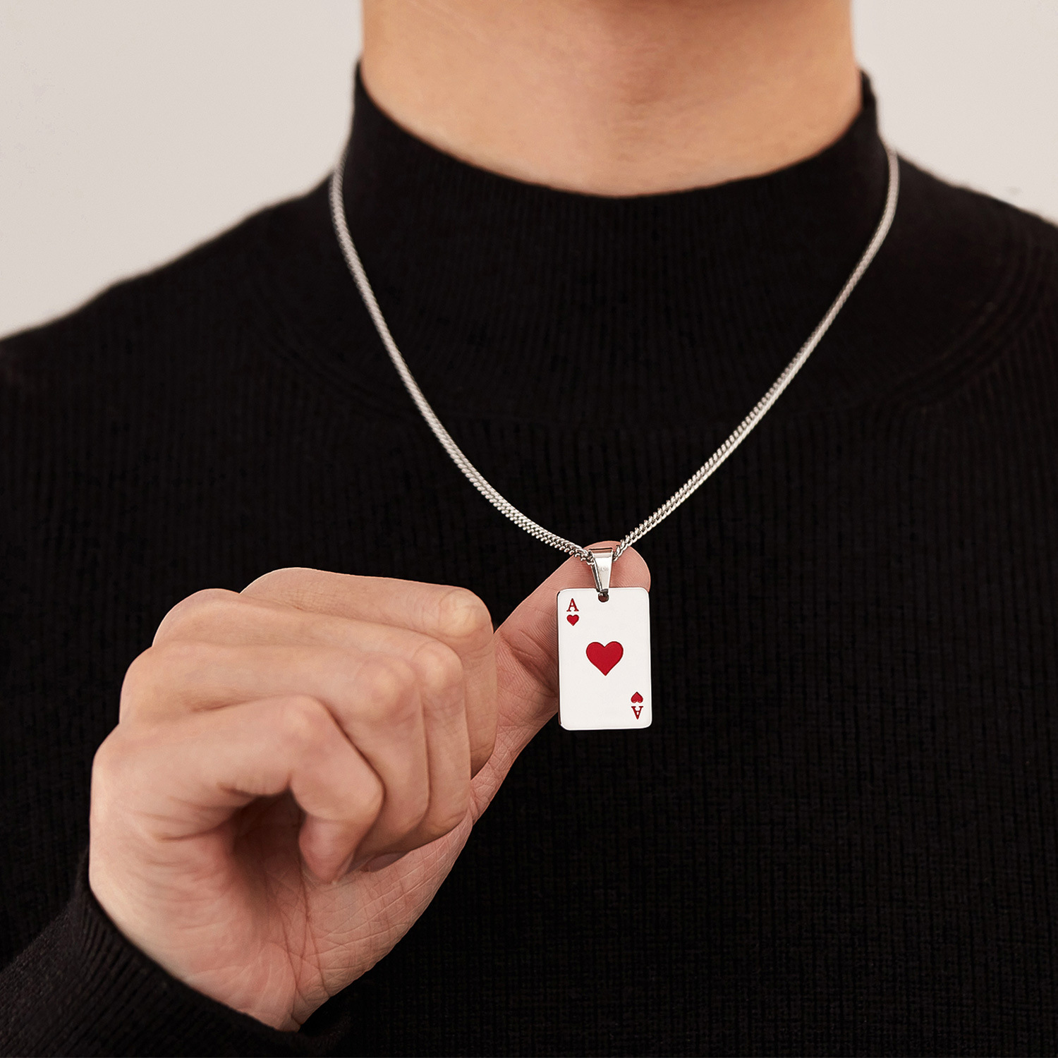 Stainless Steel European & American Style Necklace thumbnail 4