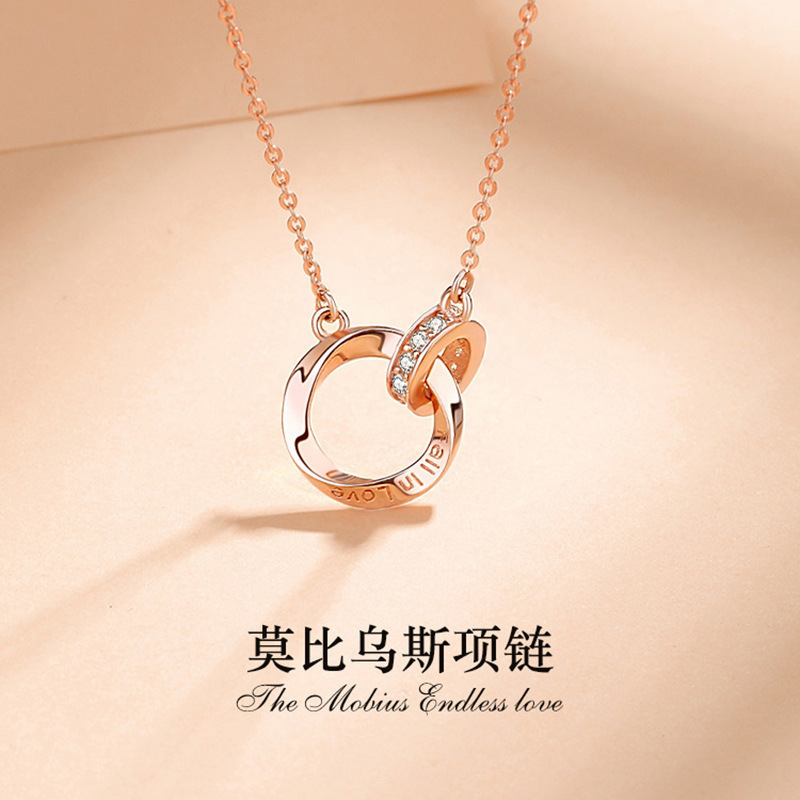 925 Silver Sterling Geometric Luxury Unique Necklace - view 2