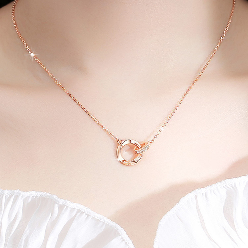 925 Silver Sterling Geometric Luxury Unique Necklace thumbnail 4