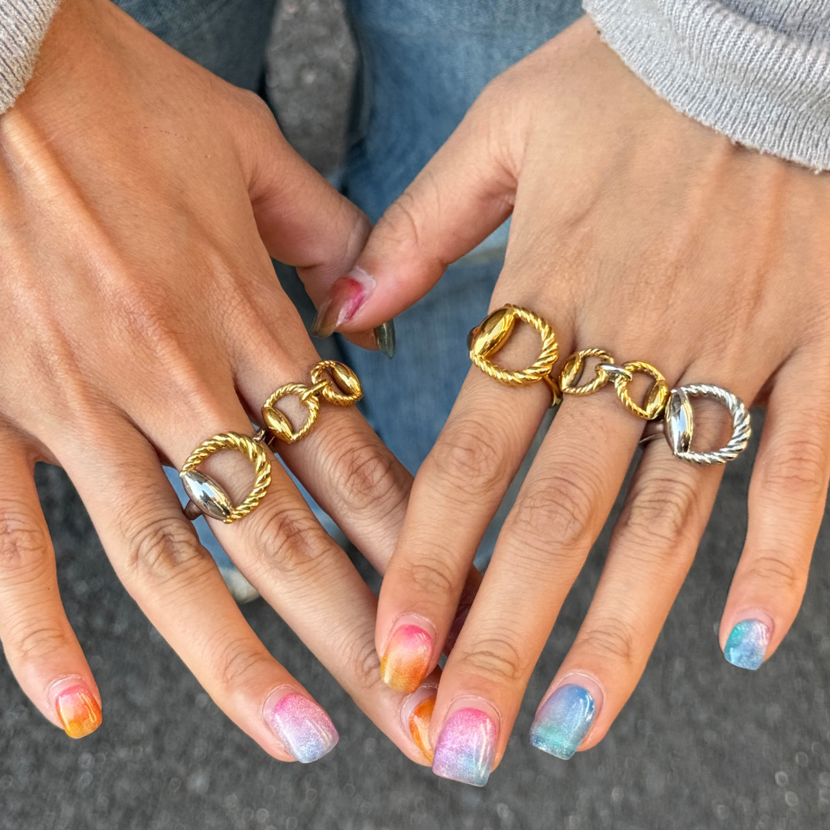 Stainless Steel Open Ring