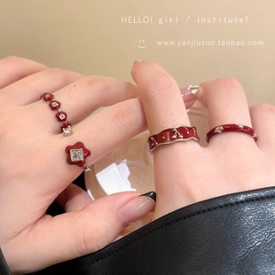 Premium Luxury Zircon Red Ring thumbnail 3