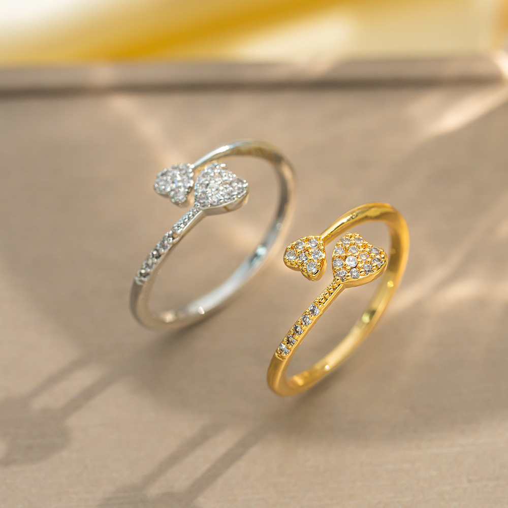 Adjustable Open Luxury Zircon Ring thumbnail 4