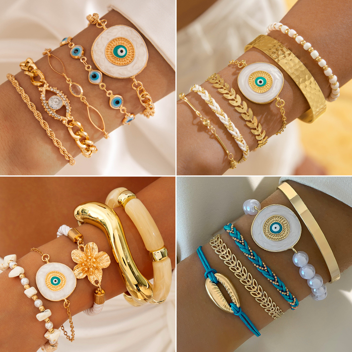 Bracelet Jewelry Set European & American Style Exaggerated Ring